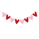 Гірлянда з великих сердець на День Святого Валентина Red and Pink Hearts (8 шт.) VD-770 фото 6