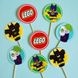 Топперы для капкейков "Лего Бэтмен" 10 шт (L908) L908 фото 4