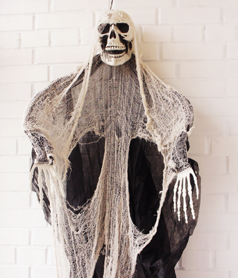 Большая декорация c черепом на Хэллоуин (аренда, г. Киев) h-68 фото