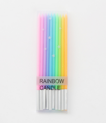 Свечи для торта "Rainbow Candle" 10 шт (04191) 04191 фото