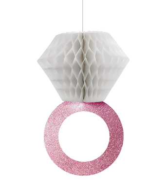 Гофро-шарик бумажный "Бриллиант" розовое золото 30 см (BR02303) BR02303 фото