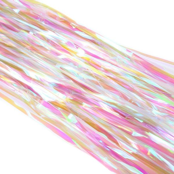 Фото-фон - шторка из фольги голографическая розовая 1х2 метра (FON-011) FON-011 фото