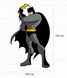 Декорация-фигура Бэтмен из пластика (под заказ 2 рабочих дня) 0317570 фото 2