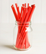 Паперові трубочки "Red" (10 шт.) straws-24 фото 2