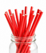Паперові трубочки "Red" (10 шт.) straws-24 фото 1