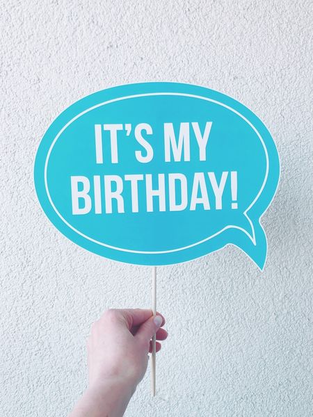 Табличка для фотосесії "It's my birthday!" (02570) 02570 фото