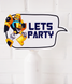 Табличка для фотосесії Let's Party Т-14 фото 1