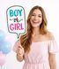 Табличка для фотосесії "BOY OR GIRL" для гендер паті (90-410) 90-410 фото 1