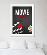 Крейдяний постер "Movie Night" 2 розміри без рамки (0271631)