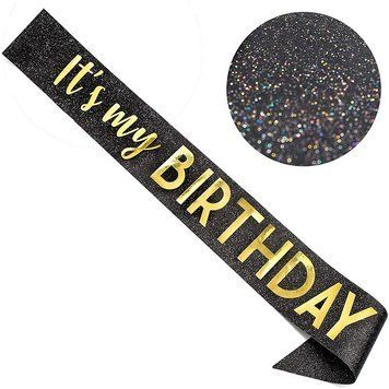 Лента через плечо на день рождения "It's my Birthday" премиум качество MB01 фото