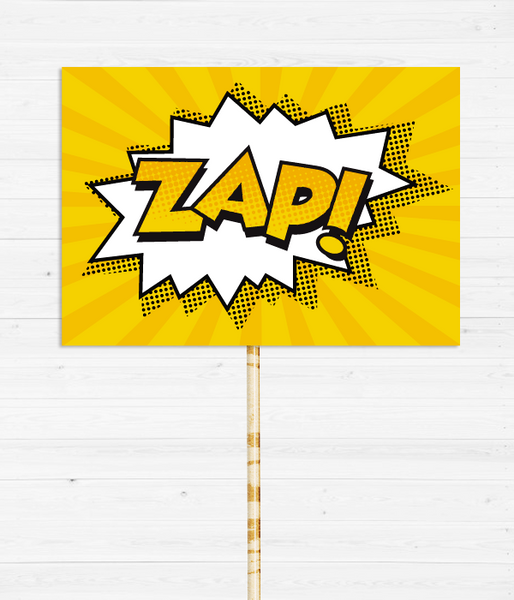 Табличка для фотосесії "ZAP" 02919 фото