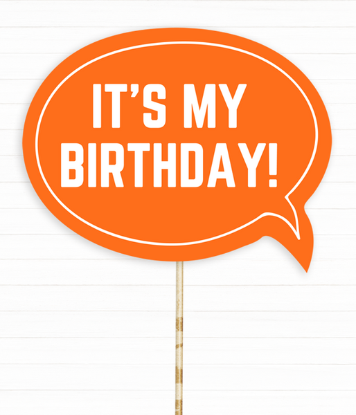 Табличка для фотосесії "It's my birthday!" (03001) 03001 фото