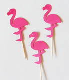 Топперы для капкейков "Фламинго" (10 шт.) 02494_R63 фото