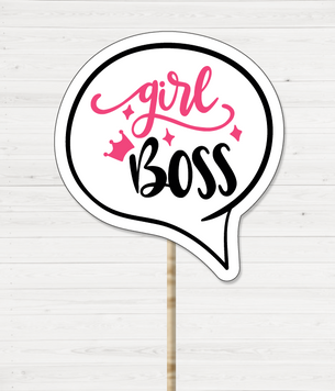 Табличка для фотосессии "GIRL BOSS" G8 фото