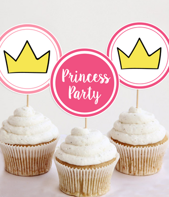 Топпери для капкейків "Princess Party" (03351) 03351 фото