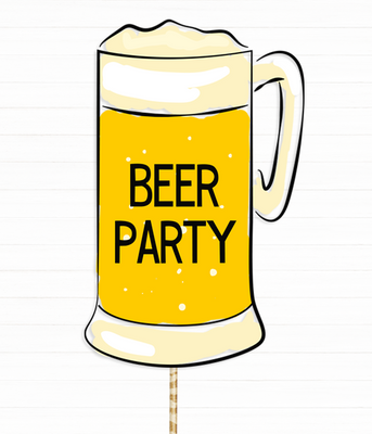 Табличка для фотосесії "Beer Party" (05009) 05009 (1) фото