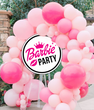 Табличка з пластику "Barbie Party" 70 см (B03315)
